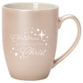 thumbnail image 1 of Elanze Designs Christmas Begins With Christ Precious Pearl 10 ounce New Bone China Coffee Cup Mug, 1 of 1