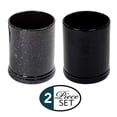 thumbnail image 1 of Elanze Designs Glossy Black and Marbled Ceramic Stoneware Electric Large Jar Candle Warmer Set of 2, 1 of 1