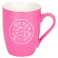 thumbnail image 1 of Elanze Designs Oh My Deer! It Is Christmas! Princess Pink 10 ounce New Bone China Coffee Cup Mug, 1 of 1