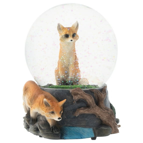 Elanze Designs Plays Music Animal Snow Globe, Resin Polyester Multicolor