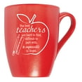 thumbnail image 1 of Elanze Designs The Best Teachers Are Hard To Find, Difficult To Part With, & Impossible To Forget Crimson Red 10 ounce New Bone China Coffee Cup Mug, 1 of 1