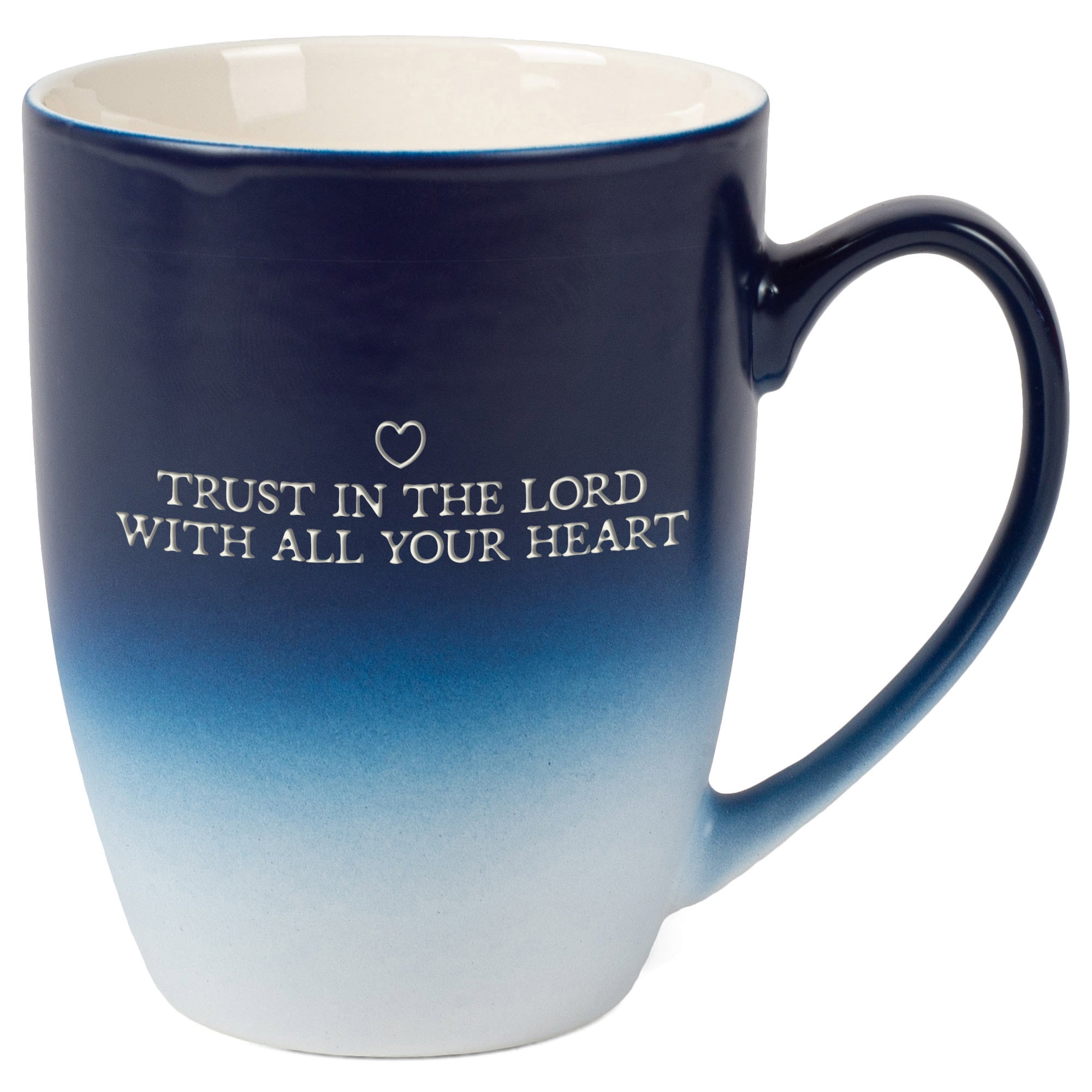 Elanze Designs Trust In The Lord With All Your Heart Two Toned Ombre ...