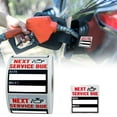 thumbnail image 1 of Elapind, 100-Pack Oil Change Reminder Stickers, Non-Adhesive Window Labels for Car Maintenance, Easy to Replace, Car Window Decals, Black, Vehicle Stickers, 1 of 7
