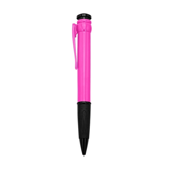 Elapind Big Fat Pens Easy Grip Giant Sized Ink Jumbo Oversize Pens with Refills Extra Large Ballpoint Black Fat Ball Point Retractable for Warehouse Classroom Office Writing,Pink
