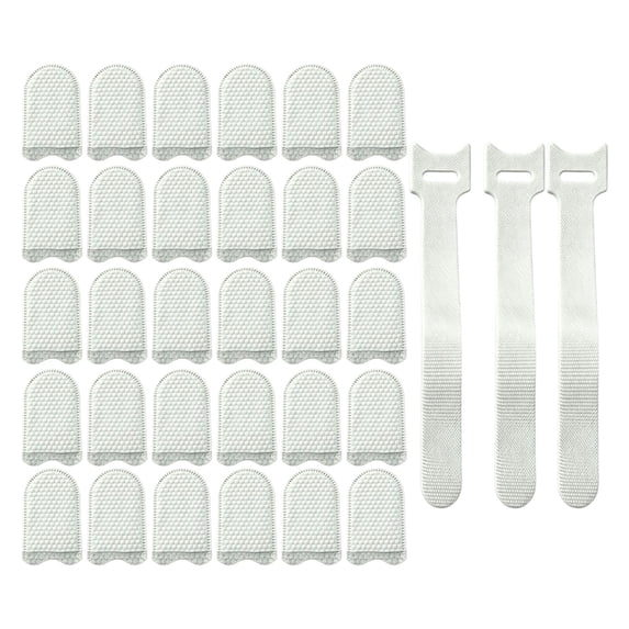 Elapind Faucet Filter Cotton Bag, 30 Pcs High Density Faucet Filter Bag, Splash Proof Cotton Pouch Kit, Tap Cartridge with Sediment Barrier for Kitchen, Home