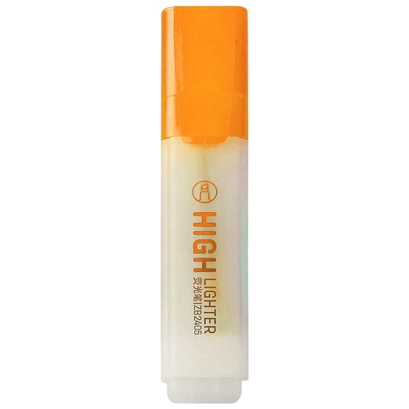 Elapind Highlighters Pen, 1 Pack, Cream Colors | Chisel Tip, Cute Highlighters Assorted Colors for Journaling, Highlighting, Underlining, Fast Dry,Orange