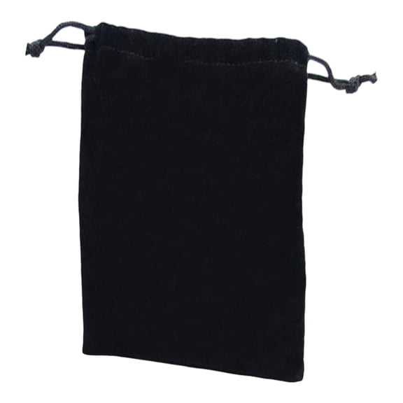 Elapind Mini 3X4 Purple Velvet Drawstring Bags - 1 Tiny Velvet Drawstring Pouches Bulk for Party And Wedding Favor, Gift Wrapping, Packaging, And Jewelry Gift Bags,Black