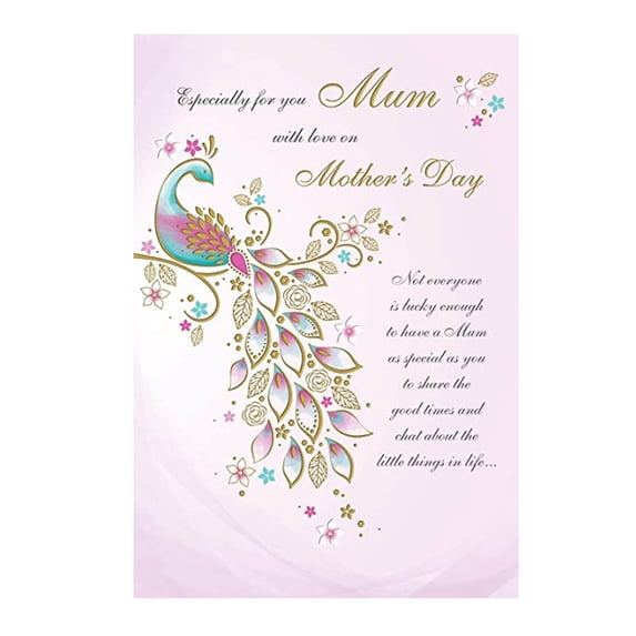 Elapind Mother's Day Classic Card, Mother's Day Classic Card for Mom Gift Greeting Wall Sticker 23X16X0.3Cm Wall Sticker Card, Greeting Card for Mom A01