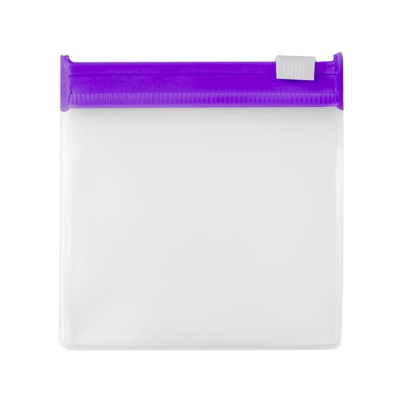 Elapind Reusable Slide Lock Zipper Bags, Clear Plastic Storage Pouches for Jewelry And Beads, Leak-Proof Small Bags for Travel And Home Organization, Tear-Resistant Bag for Snacks,Black