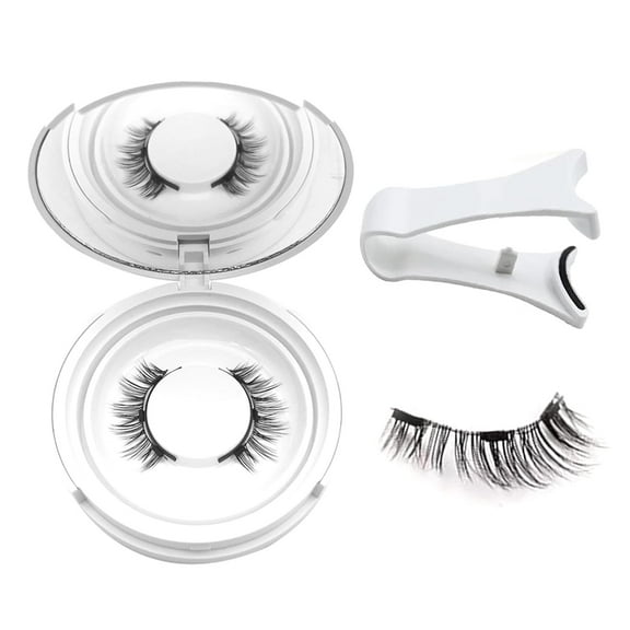 Elara Craft Magnetic Eyelashes with Applicator,Reusable Magnetic Eyelashes Natural Look,Easy to Wear and Remove Soft Lashes kit No Glue Needed(Natural)