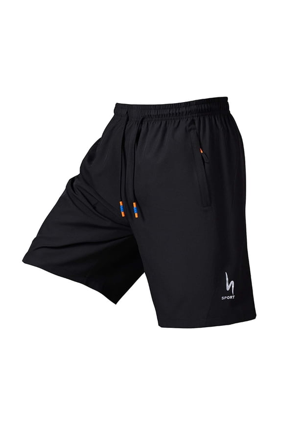 Unisex Summer Thin Ice Silk Breathable 5-Inch Active Shorts