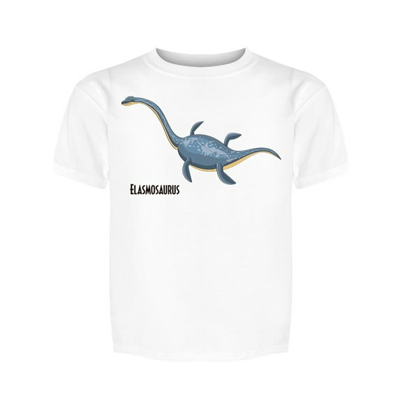 Elasmosaurus Dinosaur Art Tee Men's -Image by Shutterstock