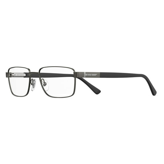 Elasta 7237 Full Rim Rectangular Semi Matte Dark Ruthenium Eyeglasses
