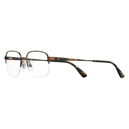 Elasta 7238 Semi-Rimless Cat Eye/Butterfly Havana Gray Eyeglasses