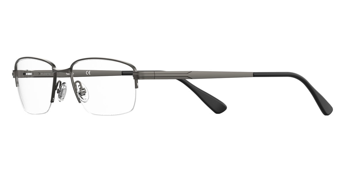 Carrera Men's 8810 Rectangular Prescription Eyewear Frames – Semi Matte Dark Ruthenium, 54mm Lens, 19mm Bridge