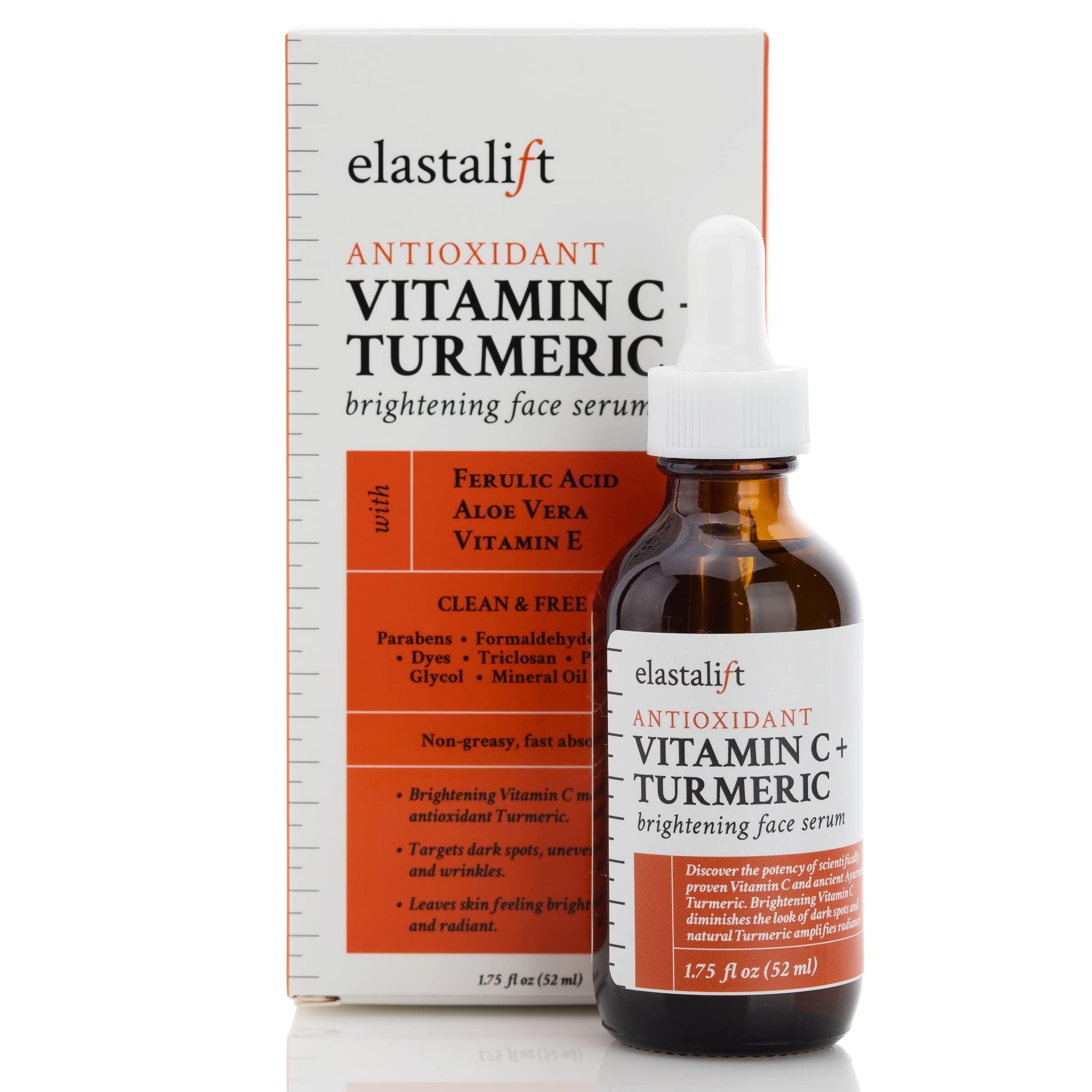 Elastalift Antioxidant Vitamin C + Turmeric Oil Brightening Face Serum 1.75 fl oz