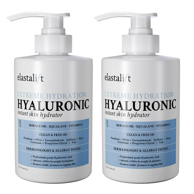 Elastalift Hyaluronic Acid Body Cream Moisturizer, AntiAging Skin Care
