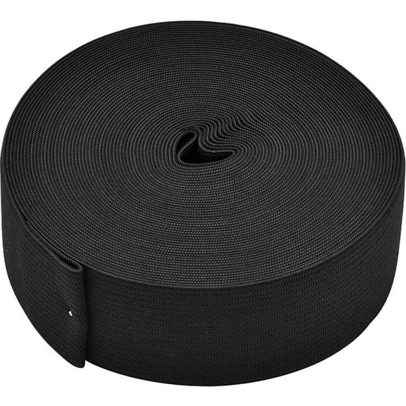 Elastic 1'' Wide 50 Yards - BLACK