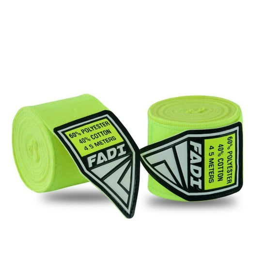 Elastic 180-inches Mexican Hand Wraps for Boxing & MMA in Semi-Elastic Poly-Cotton - Fadi Sports