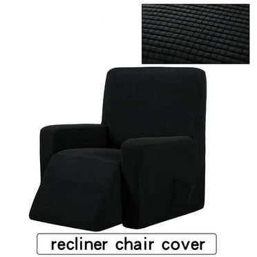 Elastic All-Inclusive Rocking Chair Cover Sofa Cover Recliner Cover Black