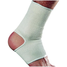 Alex Orthopedic Elastic Ankle Brace Sleeve  Beige Compression Support, Open Toe & Heel - Extra Large