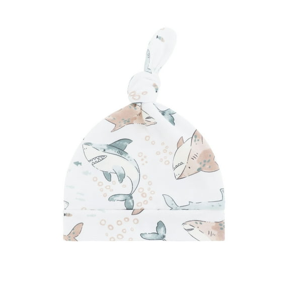 Elastic Baby Knotted Hat Comfortable Stretchy Newborns Fetal Caps Breathable Brimless Design for Kids 0 to 24 Month