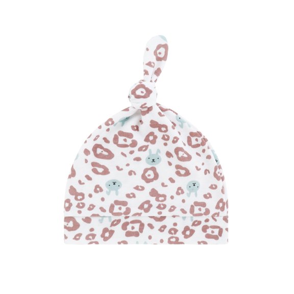 Elastic Baby Knotted Hat Comfortable Stretchy Newborns Fetal Caps Breathable Brimless Design for Kids 0 to 24 Month