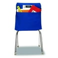thumbnail image 1 of Elastic-Back Seat Sack for Chairs 12" to 17" Wide, 11 x 16 x 14, Fabric, Blue | Bundle of 5, 1 of 4