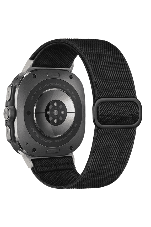 Elastic Band Compatible with Samsung Galaxy Watch Ultra Band 47mm, No Gap Stretchy Nylon Breathable Replacement Strap for Samsung Galaxy Watch 7 Ultra Band 2024 Men Women