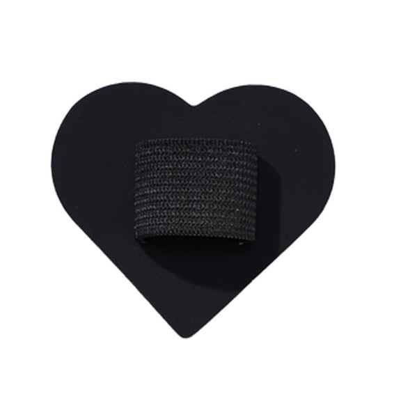 Elastic Band Heart Shaped Adjustable Pen Holder Organizer for Laptop Notebook Diary Planner Craft Stationery Accessories