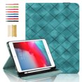 thumbnail image 1 of Elastic Band PU Leather Case for iPad mini 1/2/3/4/5 with Pencil Holder, Smart Folio Cover Adjustable Stand - Auto Wake/Sleep and Multiple View Angles, Green, 1 of 6