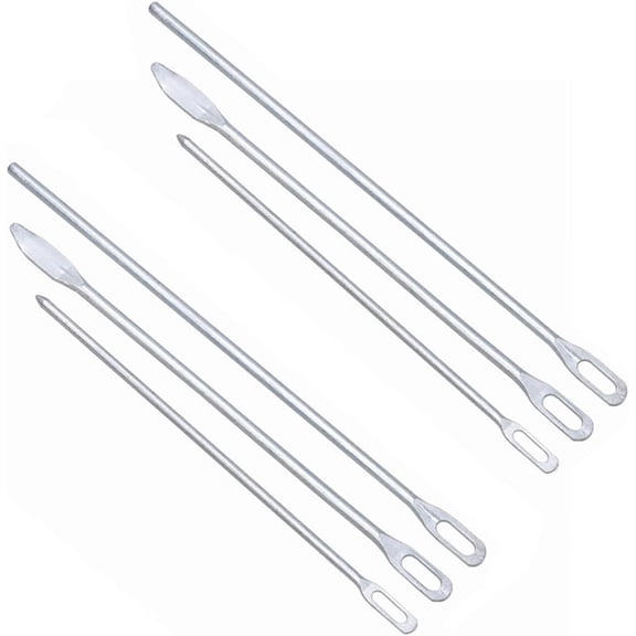 Elastic Band Threader Tool Set, Metal Drawstring Threader for Quick & Easy Insertion into Jackets, Pants, Hoodies & Sweaters, Sewing and Crafting Tool for DIY Projects(RL 2 Set)