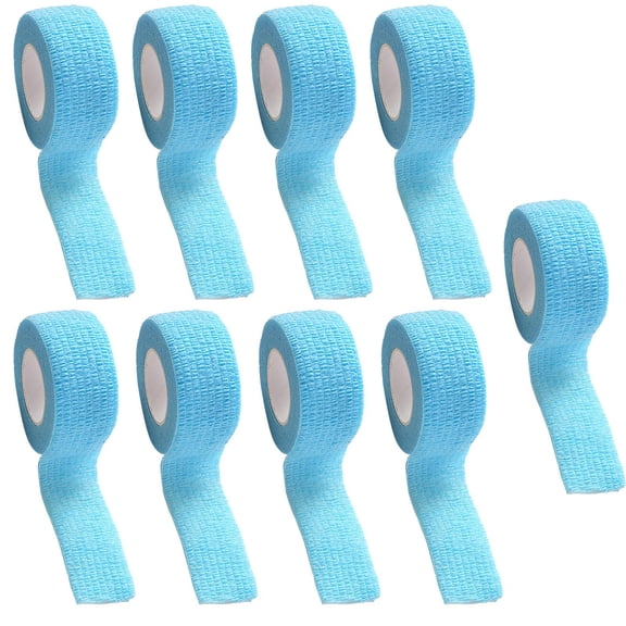 Elastic Bandage,Flexible Bandages,Breathable Bandages,Self Adhesive Bandage Wrap,Elastic Cohesive Bandage for Finger,Elastic Tape for Pets,Athletic, Sports,Wrist,Knee,Ankle(Blue)
