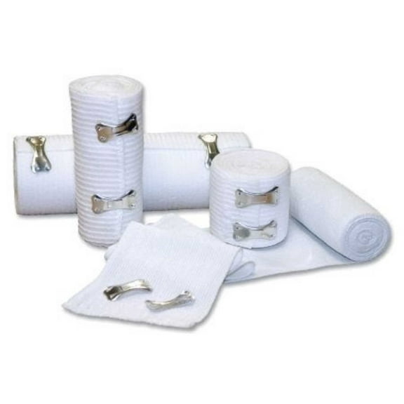 Elastic Bandage McKesson 16-1033-6 6 Inch X 5 Yard Hook and Loop Closure NonSterile. Box of 10.