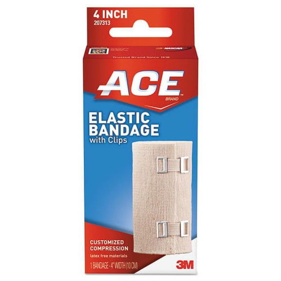 Elastic Bandage With E-Z Clips, 4 X 64 | Bundle of 2 Each