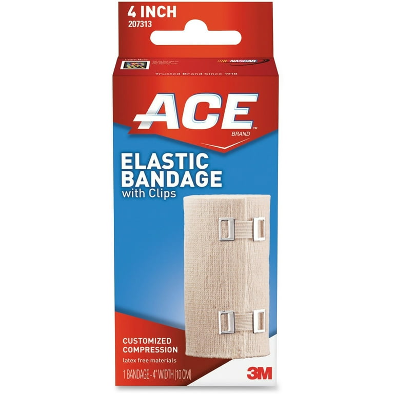 Elastic Bandage with E-Z Clips, 4 x 64 Elastic Bandage with E-Z Clips, 4 x 64