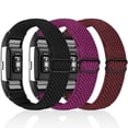 thumbnail image 1 of Elastic Bands Compatible with Charge 2 Band, Solo Loop Stretchy Nylon Wriststrap for Charge 2 Women Men, 1 of 7