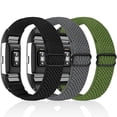 thumbnail image 1 of Elastic Bands Compatible with Charge 2 Band, Solo Loop Stretchy Nylon Wriststrap for Charge 2 Women Men, 1 of 8