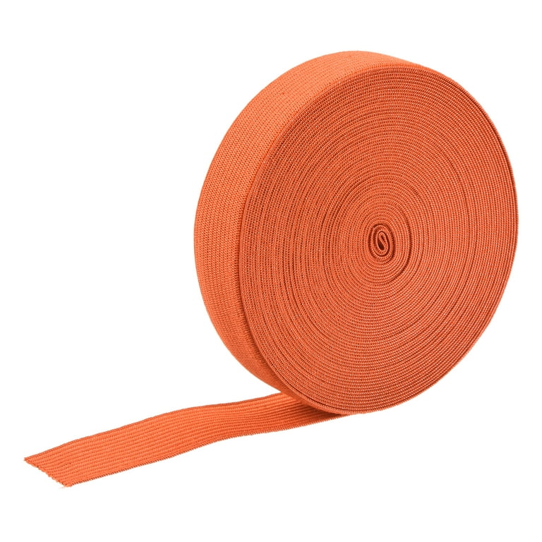 Elastic Bands for Sewing 0.8 10 Yard Orange Knit Elastic Spool High  Elasticity for Wigs, Waistband, Pants