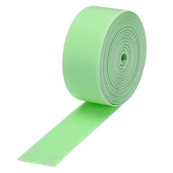 Elastic Bands for Sewing 1.6"(4cm) 5 Yard Light Green Knit Elastic Spool for Wigs, Waistband, Pants