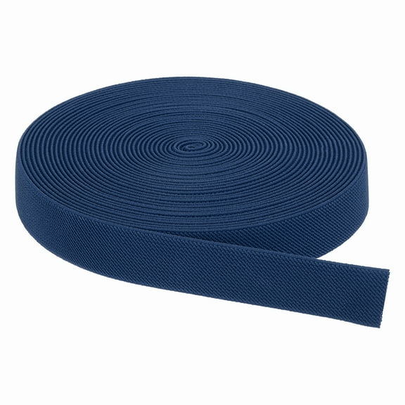 Elastic Bands for Sewing 1 Inch x 10 Yards Navy Blue Knit Elastic Spool