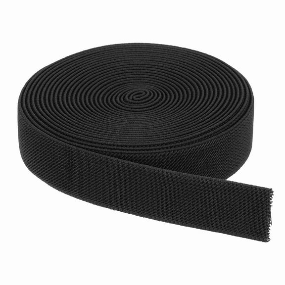 Elastic Bands for Sewing 1 Inch x 5 Yards Black Knit Elastic Spool