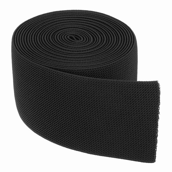 Elastic Bands for Sewing 3 Inch x 5 Yards Black Knit Elastic Spool