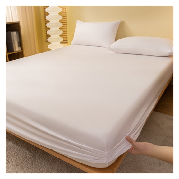 Elastic Bed Sheets, Bed Sheet Mattress Protector Cover, Elastic Fitted Mattress Topper, Soft Bed Sheet, for Twin, Full, Queen, King-Beds Extra Deep Fitted Sheets