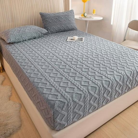 Elastic Bed Sheets, Elastic Bedsheets Queen/King/Full/Double Size, Luxury Waterproof Breathable Mattress Protector Covers (Gray,Queen)