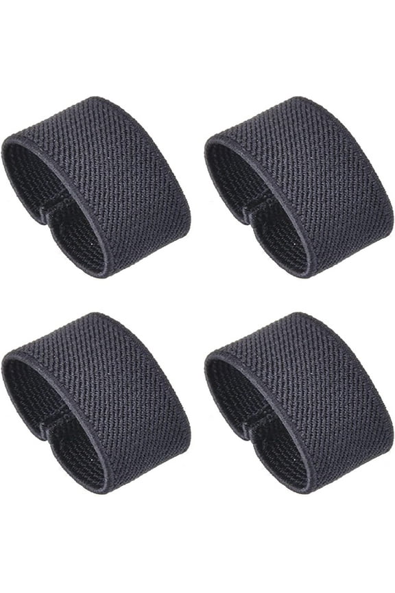 Elastic Belt Keepers Strap Organizers,4 Pcs Heavy Duty Belt Loop Stays Backpack Straps Holder Retainer Band for 1 1/2 Inch Wide Belts/Straps