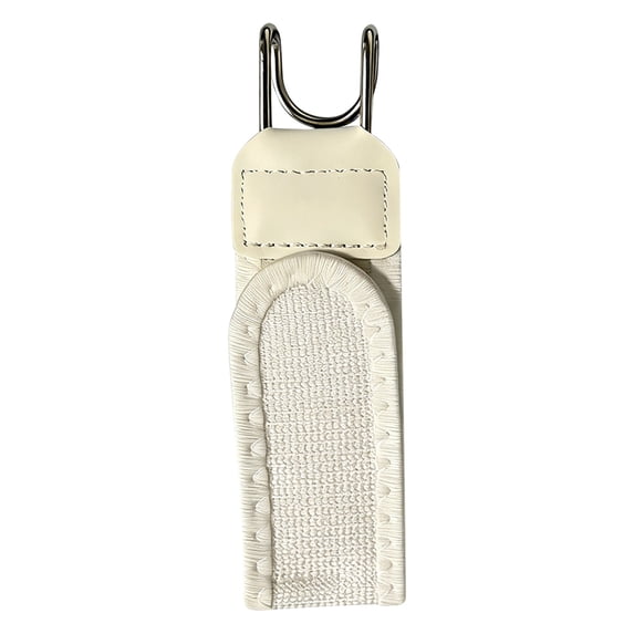 Elastic Belt With Stainless Buckle, Stretchable Polyester Waist Strap, No-Drill Adjustable Handy Tool Belt, Ideal for Hiking, Camping, Running, Gym Training, Outdoor Exercising, 5.9 Inch,White