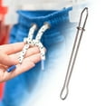 thumbnail image 1 of Elastic Belt Threader Tool for Diy Drawstring Insertion Rope Threader with Clip for Sewing, Crafts, Hem Adjustments Elastic Cord Threader for Sweatpants,hoodies,jackets,pack Of 2, 1 of 4