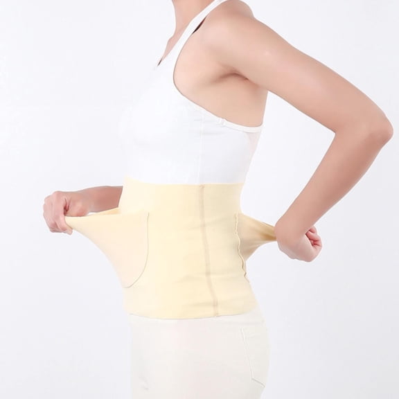 Elastic Breathable Abdominal Binder, Post Surgery Compression Waist Support Band, Comfort Tummy Wrap for Belly Shaping & Recovery