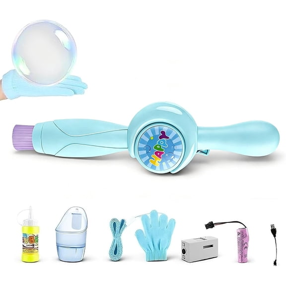 Elastic Bubble Fog Wand, Magic Bubble Wand with Gloves, Lightweight Design for Interactive Fun at Outdoor Parties, Bubble Machine, Elastic Wand Favorite Bubble Blowing Birthday Gift